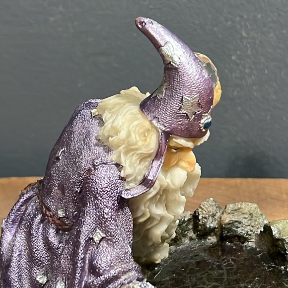 Medieval Legends Merlin Looking Into The Future alabastrine crystal wizard myth - Picture 4 of 12